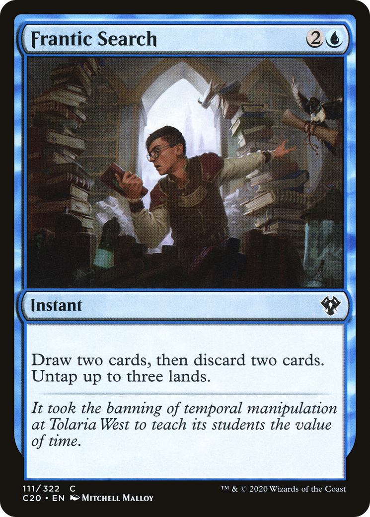 {C} Frantic Search [Commander 2020][C20 111]