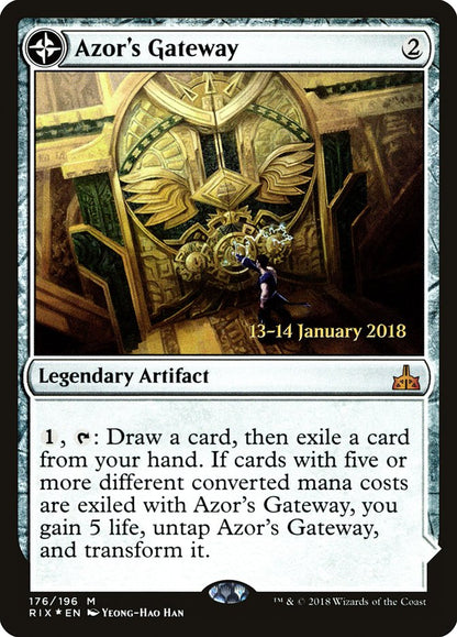 {R} Azor's Gateway // Sanctum of the Sun [Rivals of Ixalan Prerelease Promos][PR RIX 176] - Misty Mountain Games
