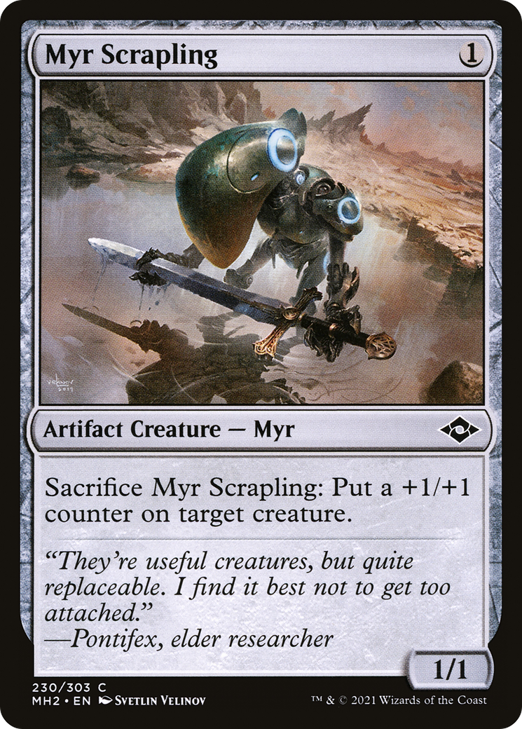 {C} Myr Scrapling (Foil) [Modern Horizons 2] [MH2 230]