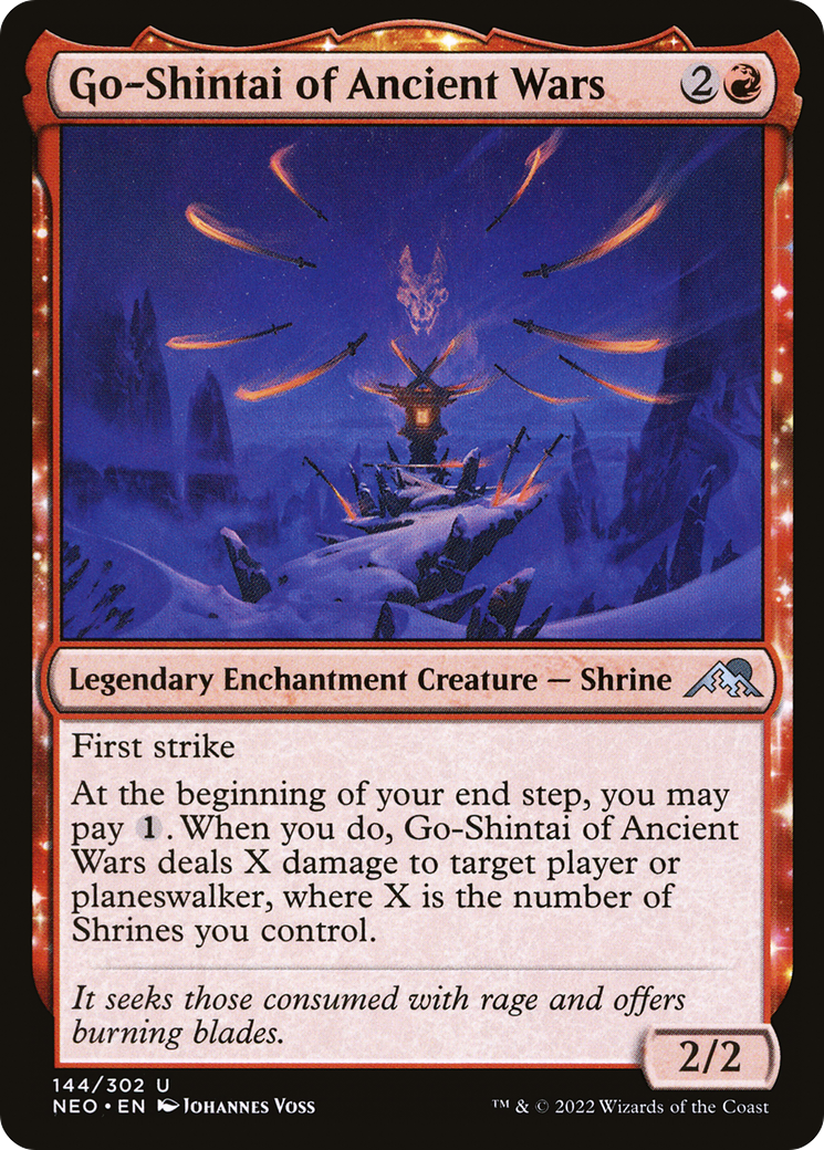 {C} Go-Shintai of Ancient Wars [Kamigawa: Neon Dynasty][NEO 144]
