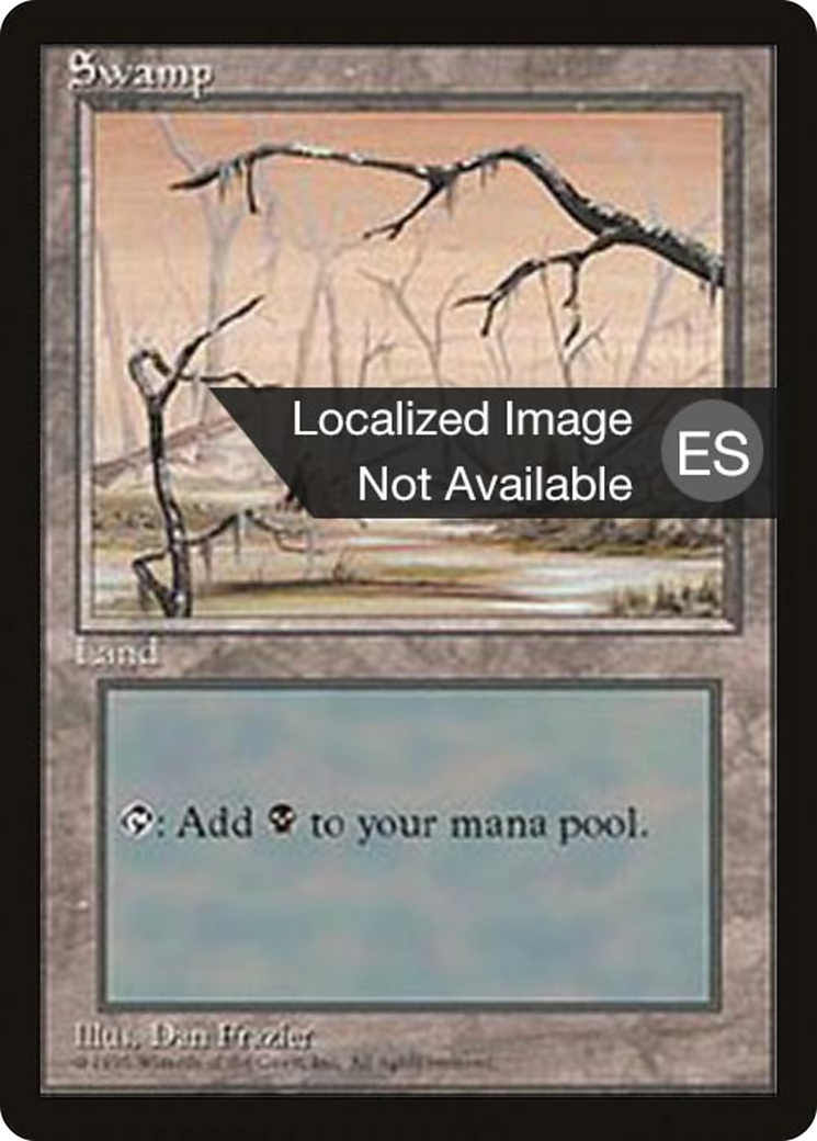 {B}[FBB 4ED 371] Swamp (B) [Fourth Edition (Foreign Black Border)]
