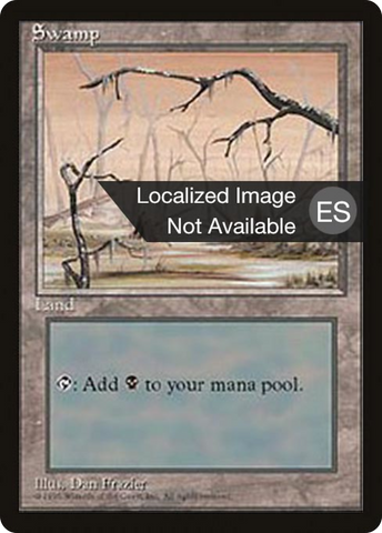 {B}[FBB 4ED 371] Swamp (B) [Fourth Edition (Foreign Black Border)]