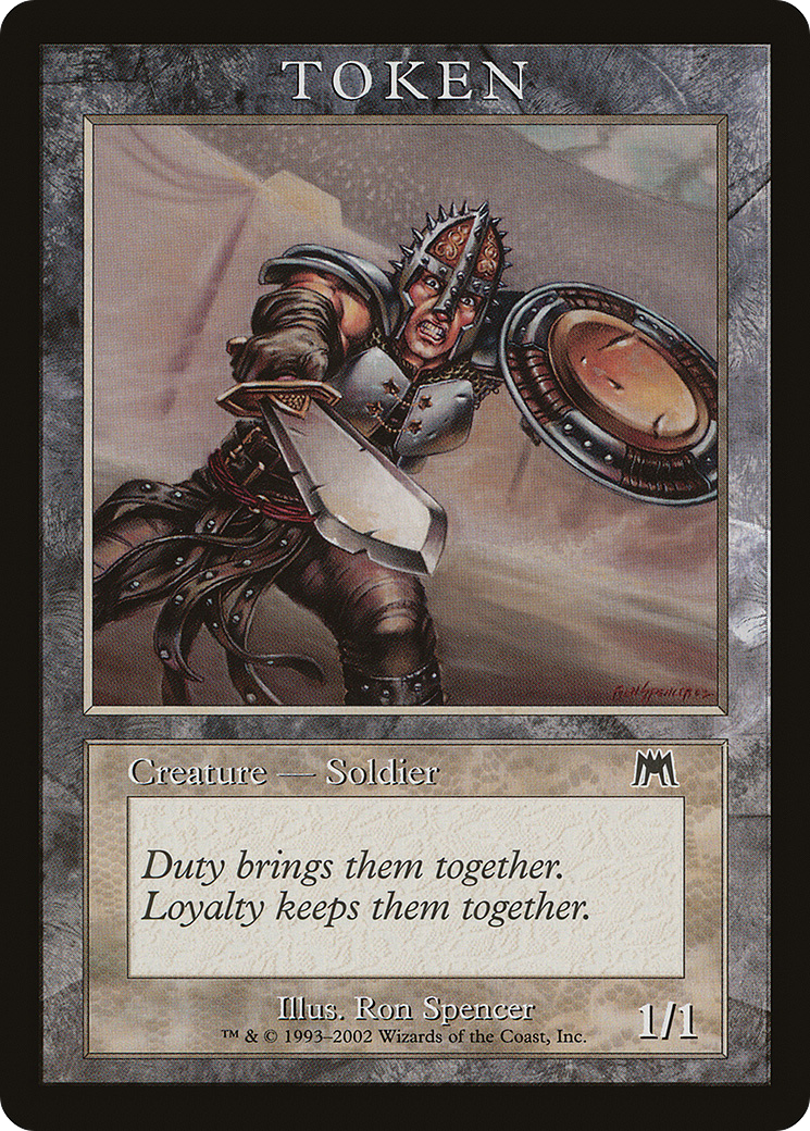 {T} Soldier Token [Magic Player Rewards 2002][TPR2 008]
