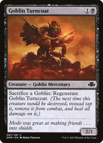 {C} Goblin Turncoat [Dominaria Remastered][DMR 087]