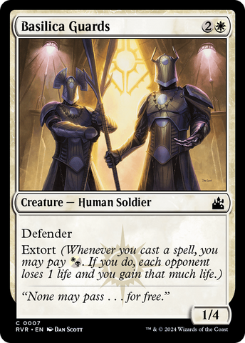 {C} Basilica Guards [Ravnica Remastered][RVR 007]