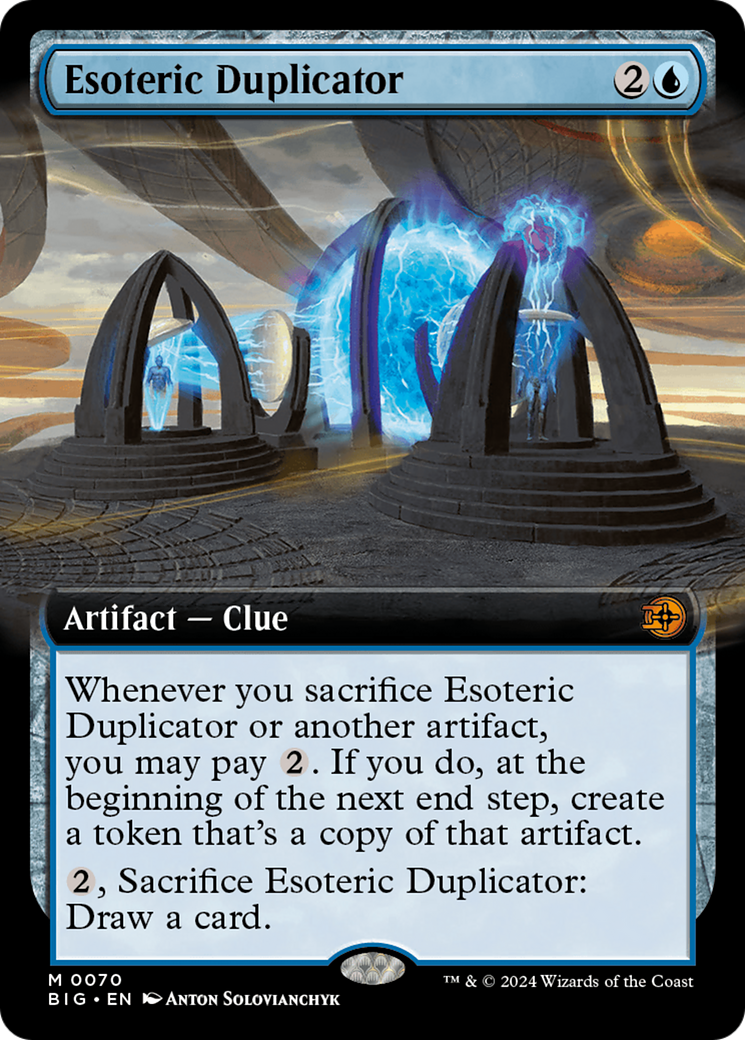 {@R} Esoteric Duplicator (Extended Art) [Outlaws of Thunder Junction: The Big Score][BIG 070]