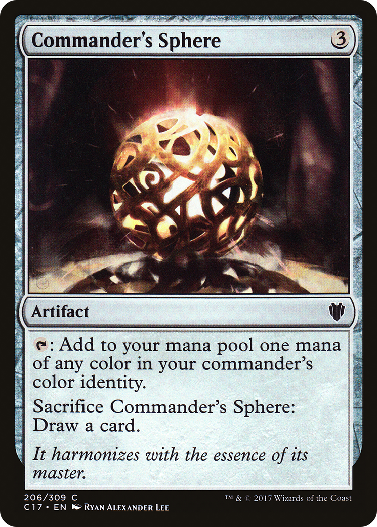 {C} Commander's Sphere [Commander 2017][C17 206]
