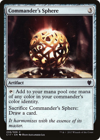 {C} Commander's Sphere [Commander 2017][C17 206]