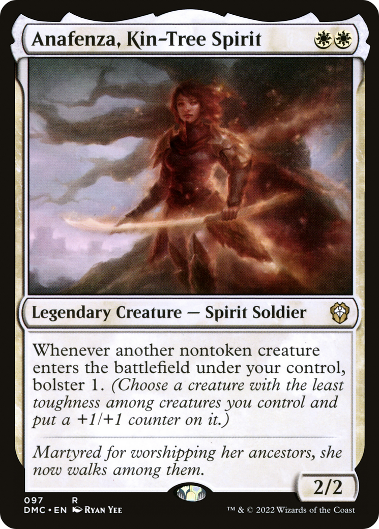 {R} Anafenza, Kin-Tree Spirit [Dominaria United Commander][DMC 097]