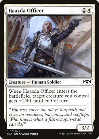 {C} Haazda Officer [Ravnica Allegiance][RNA 010]