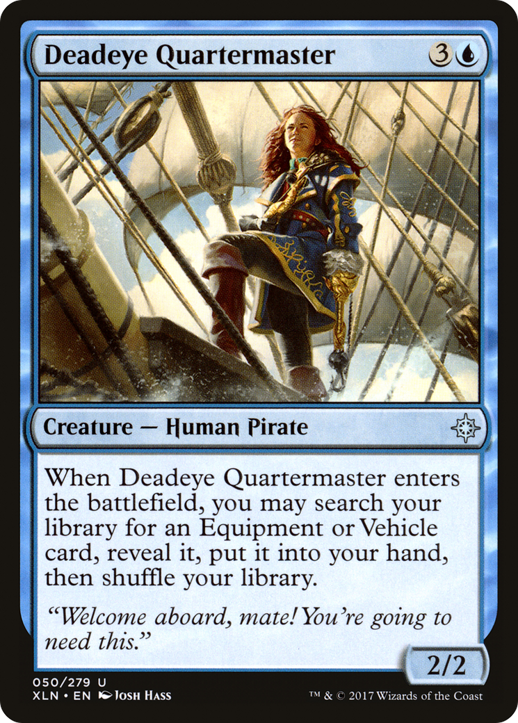 {C} Deadeye Quartermaster [Ixalan][XLN 050]