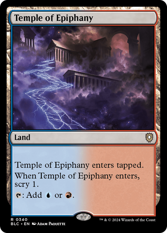 {R} Temple of Epiphany [Bloomburrow Commander][BLC 340]