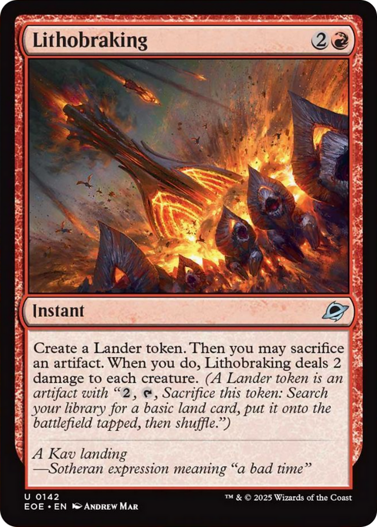 {@@ EOE C} Lithobraking [Edge of Eternities][EOE 142]