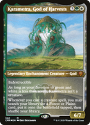 {R} Karametra, God of Harvests (Etched) [Commander Legends][CMR 522]