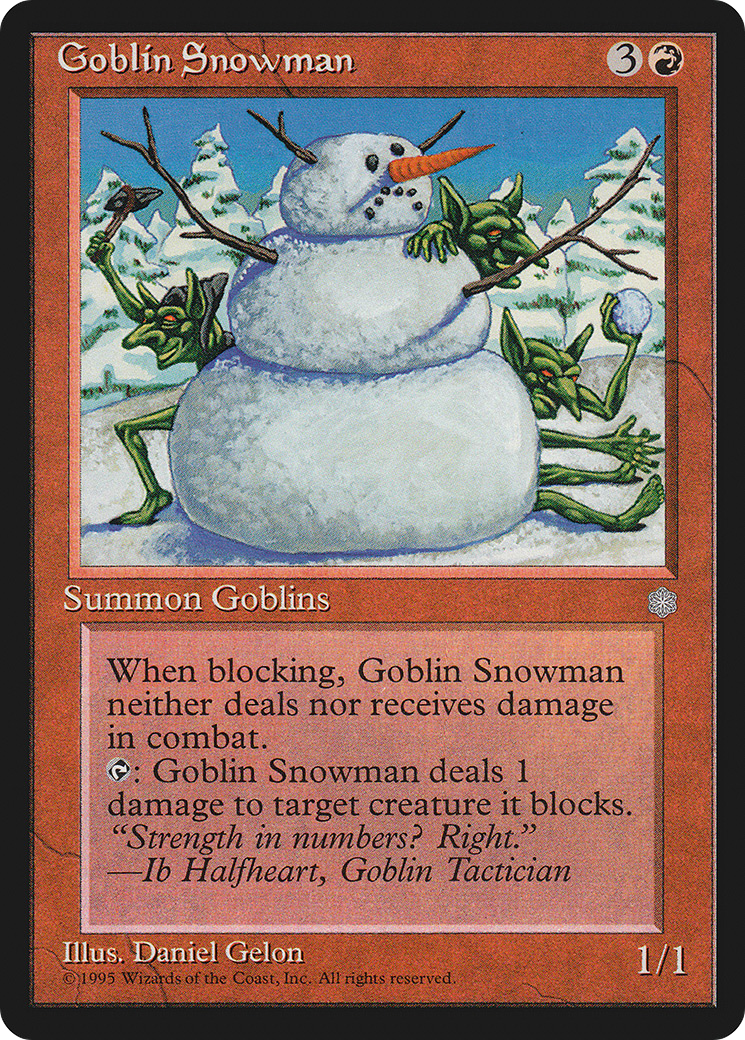{C} Goblin Snowman [Ice Age][ICE 191]