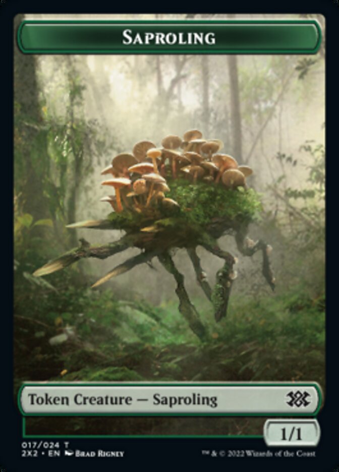 {T} Saproling // Angel Double-sided Token [Double Masters 2022 Tokens][T2X2 17//3]
