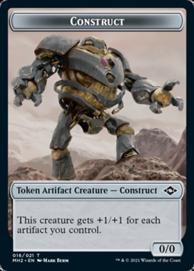 {T} Construct Token // Treasure Token (20) [Modern Horizons 2 Tokens][TMH2 016]