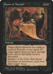 {C} Hymn to Tourach (Scott Kirschner) [Fallen Empires][FEM 38D]