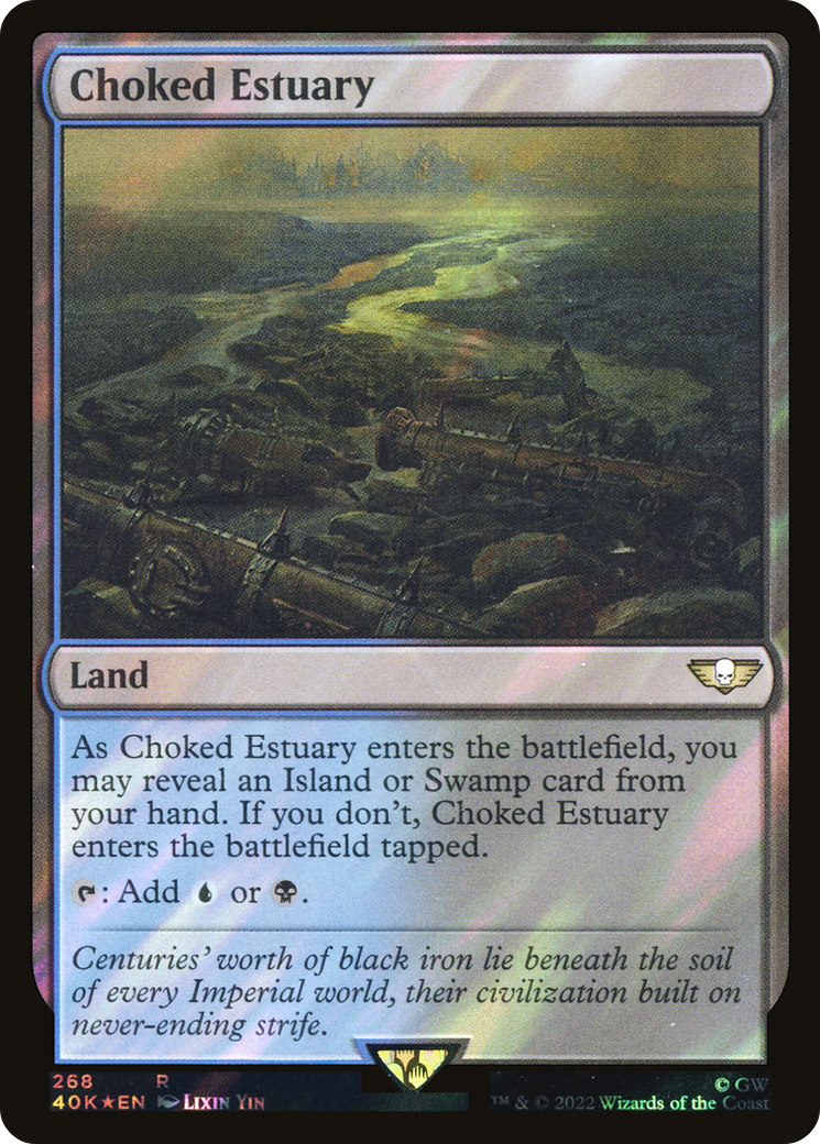 {R} Choked Estuary (Surge Foil) [Universes Beyond: Warhammer 40,000][SF 40K 268]