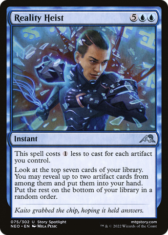 {C} Reality Heist [Kamigawa: Neon Dynasty][NEO 075]