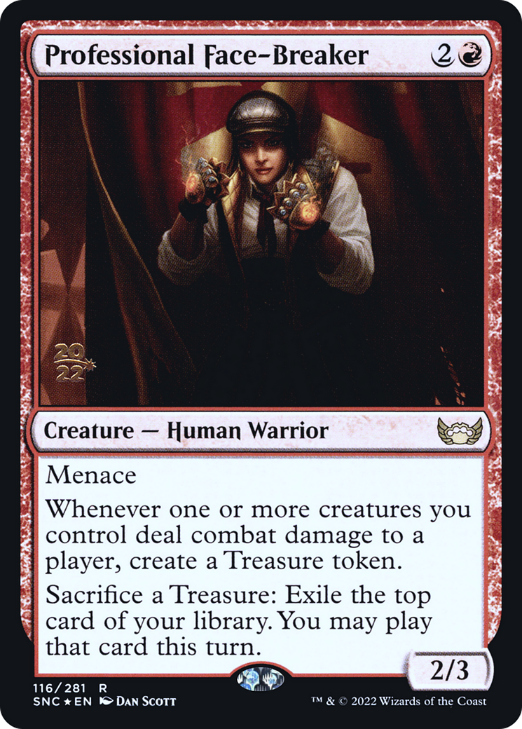{R} Professional Face-Breaker [Streets of New Capenna Prerelease Promos][PR SNC 116]