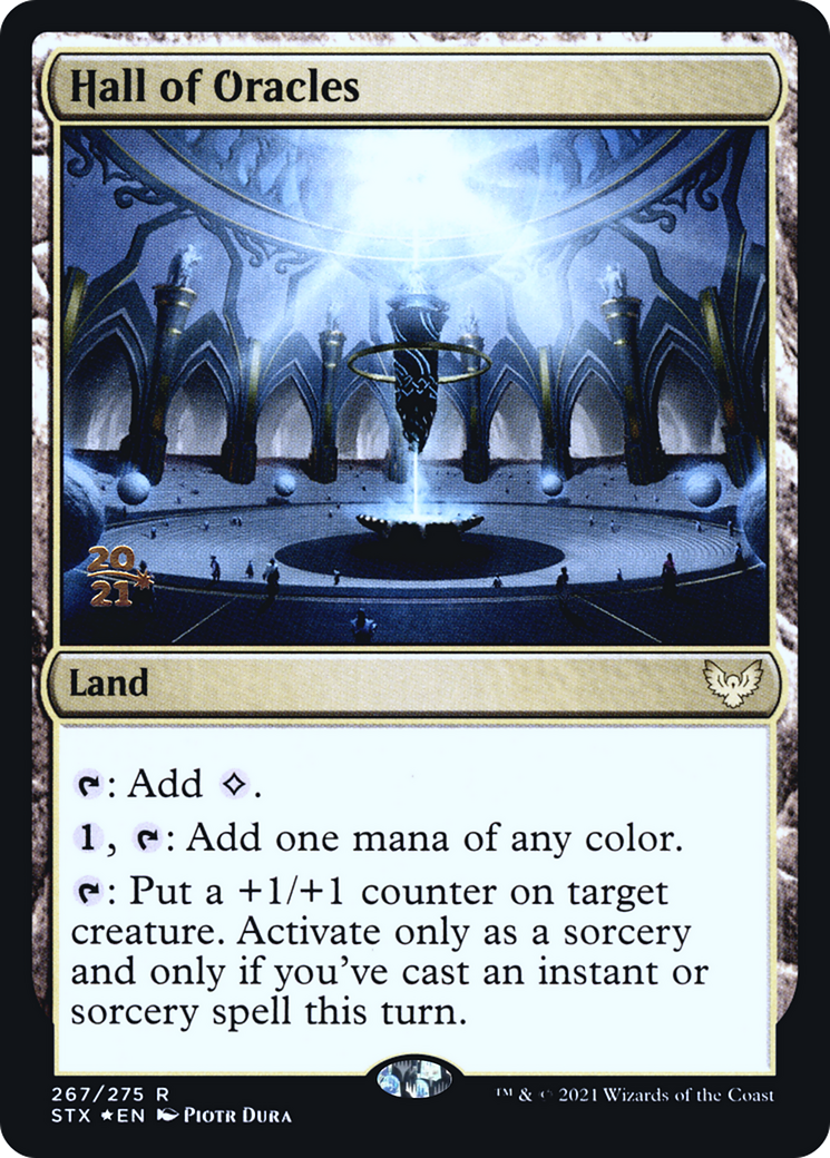 {R} Hall of Oracles [Strixhaven: School of Mages Prerelease Promos][PR STX 267]