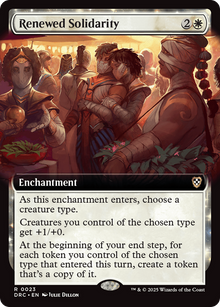 {R} Renewed Solidarity (Extended Art) [Aetherdrift Commander][DRC 023]