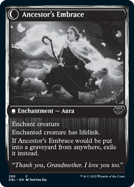 {C} Kindly Ancestor // Ancestor's Embrace [Innistrad: Double Feature][DBL 289]