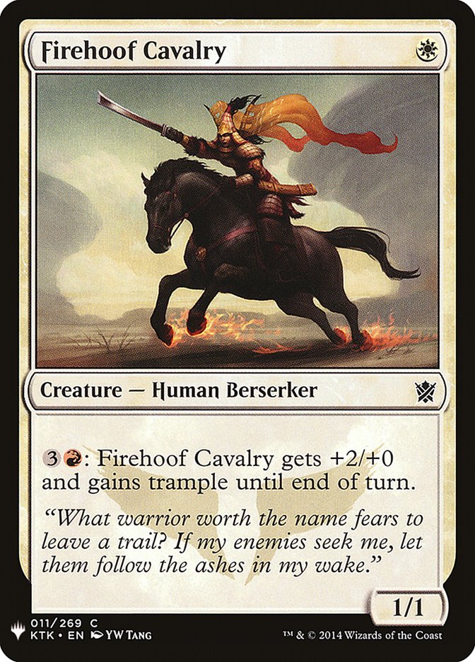 {C} Firehoof Cavalry [Mystery Booster][MB1 KTK 011]