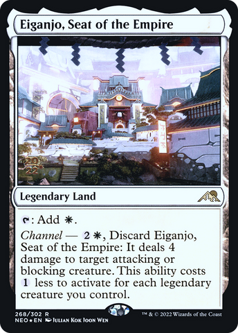 {R} Eiganjo, Seat of the Empire [Kamigawa: Neon Dynasty Prerelease Promos][PR NEO 268]