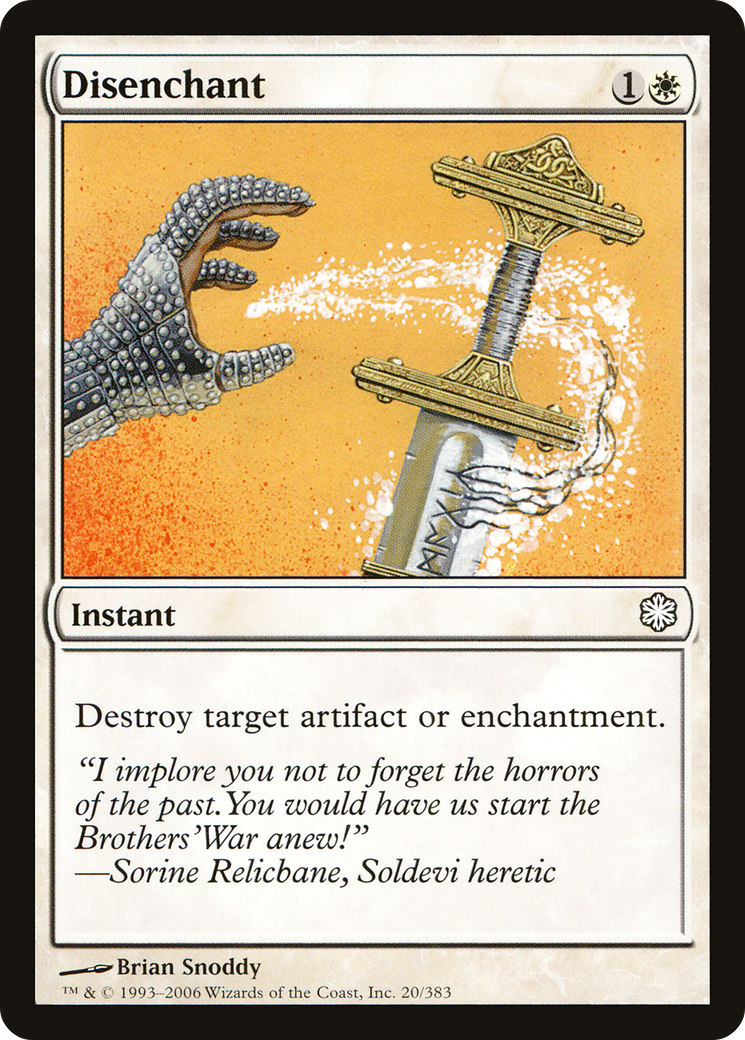 {C} Disenchant [Coldsnap Theme Decks][CST 020]