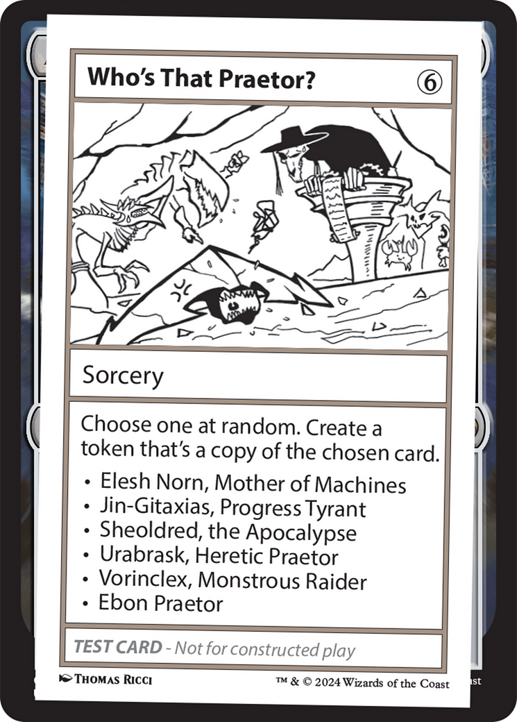 {C} Who's That Praetor? [Mystery Booster 2 Playtest Cards][MB2 PLAYTEST]