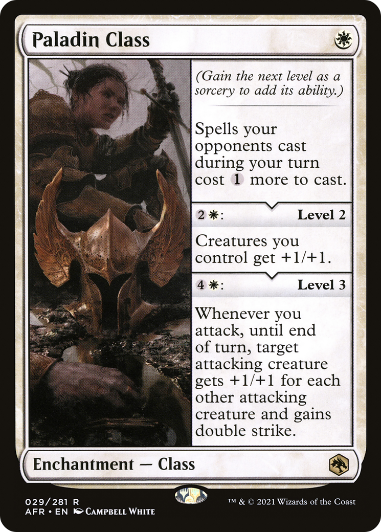 {R} Paladin Class [Dungeons & Dragons: Adventures in the Forgotten Realms][AFR 029]