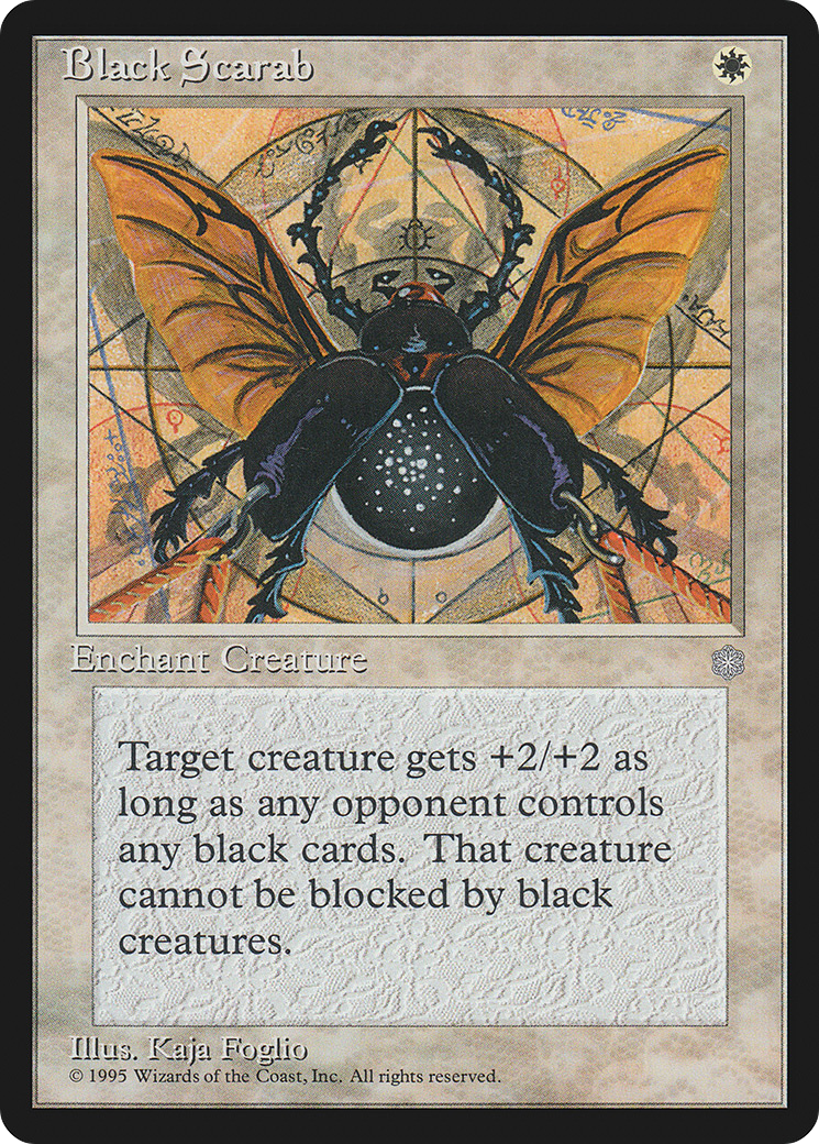 {C} Black Scarab [Ice Age][ICE 006]