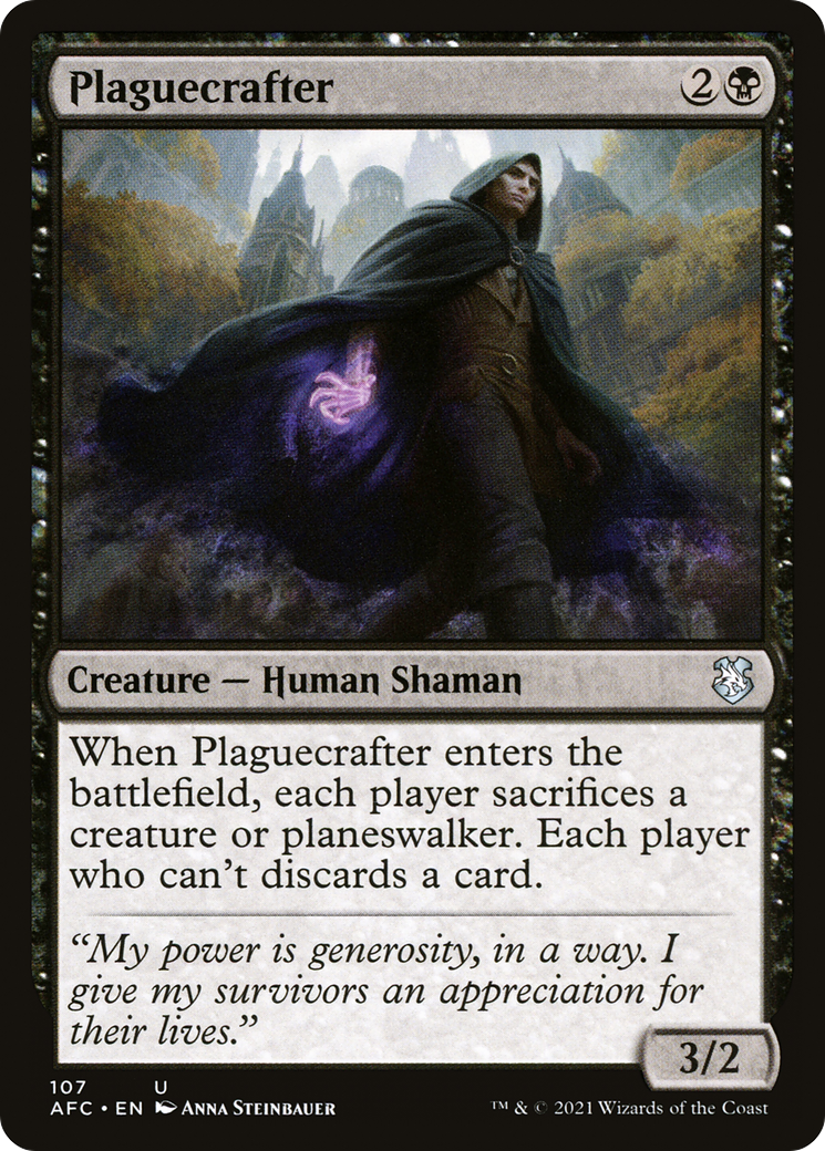 {C} Plaguecrafter [Dungeons & Dragons: Adventures in the Forgotten Realms Commander][AFC 107]