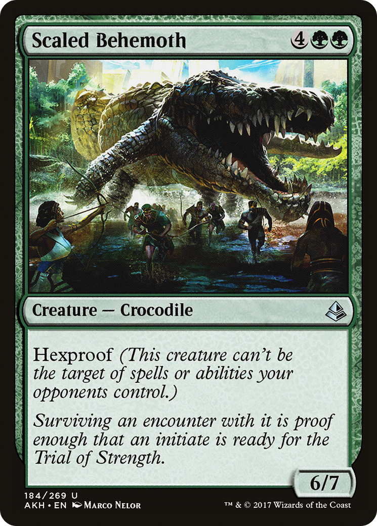 {C} Scaled Behemoth [Amonkhet][AKH 184] - Misty Mountain Games