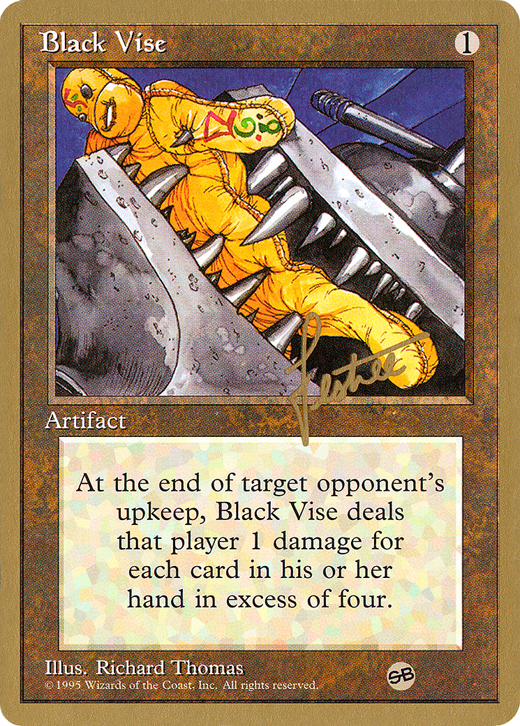{C} Black Vise (Bertrand Lestree) (SB) [Pro Tour Collector Set][GB PTC BL299SB]