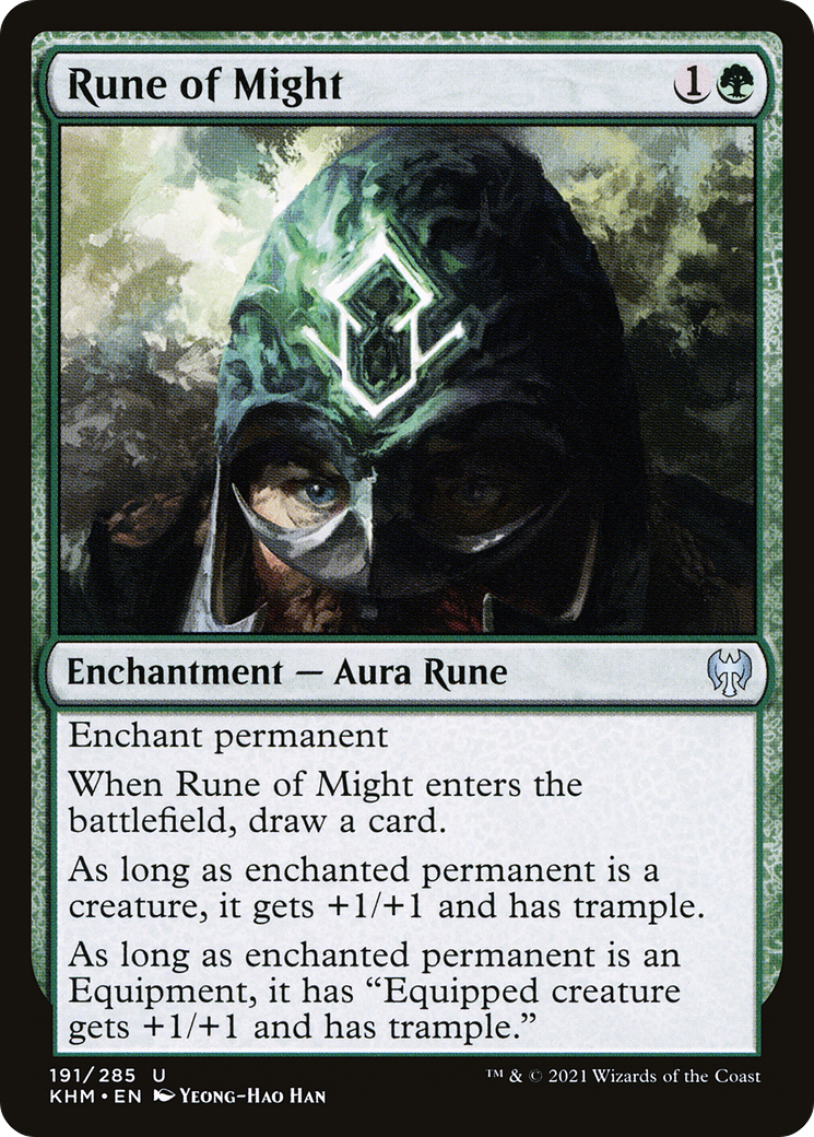 {C} Rune of Might [Kaldheim][KHM 191]