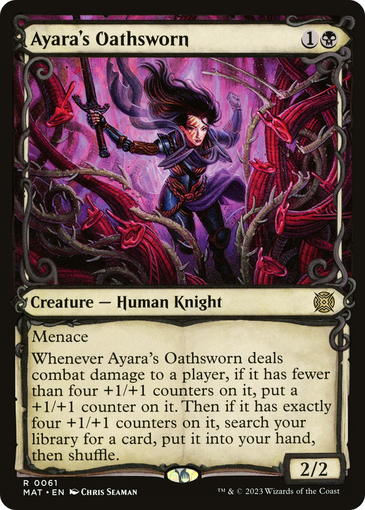 {R} Ayara's Oathsworn (Showcase) [March of the Machine: The Aftermath][MAT 061]