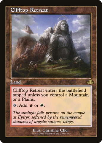 {R} Clifftop Retreat (Retro) [Dominaria Remastered][DMR 393]
