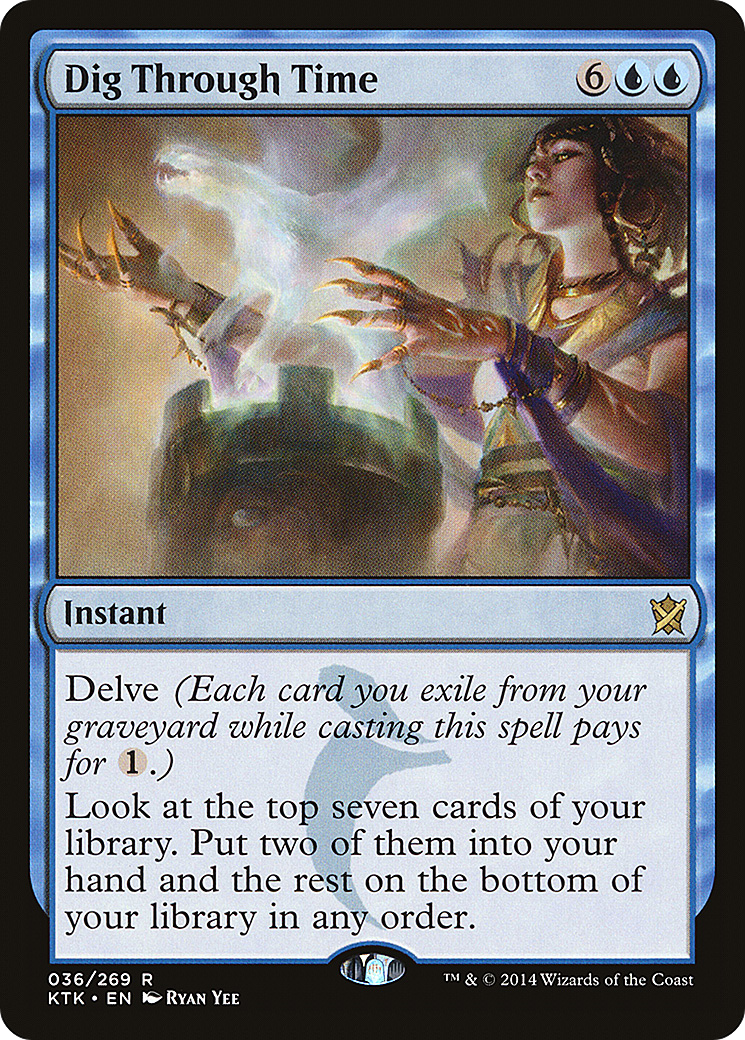 {R} Dig Through Time [Khans of Tarkir][KTK 036] - Misty Mountain Games