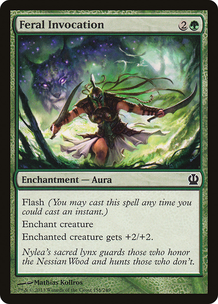 {C} Feral Invocation [Theros][THS 158]