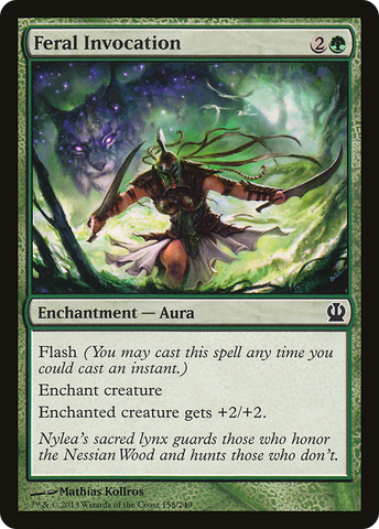 {C} Feral Invocation [Theros][THS 158]