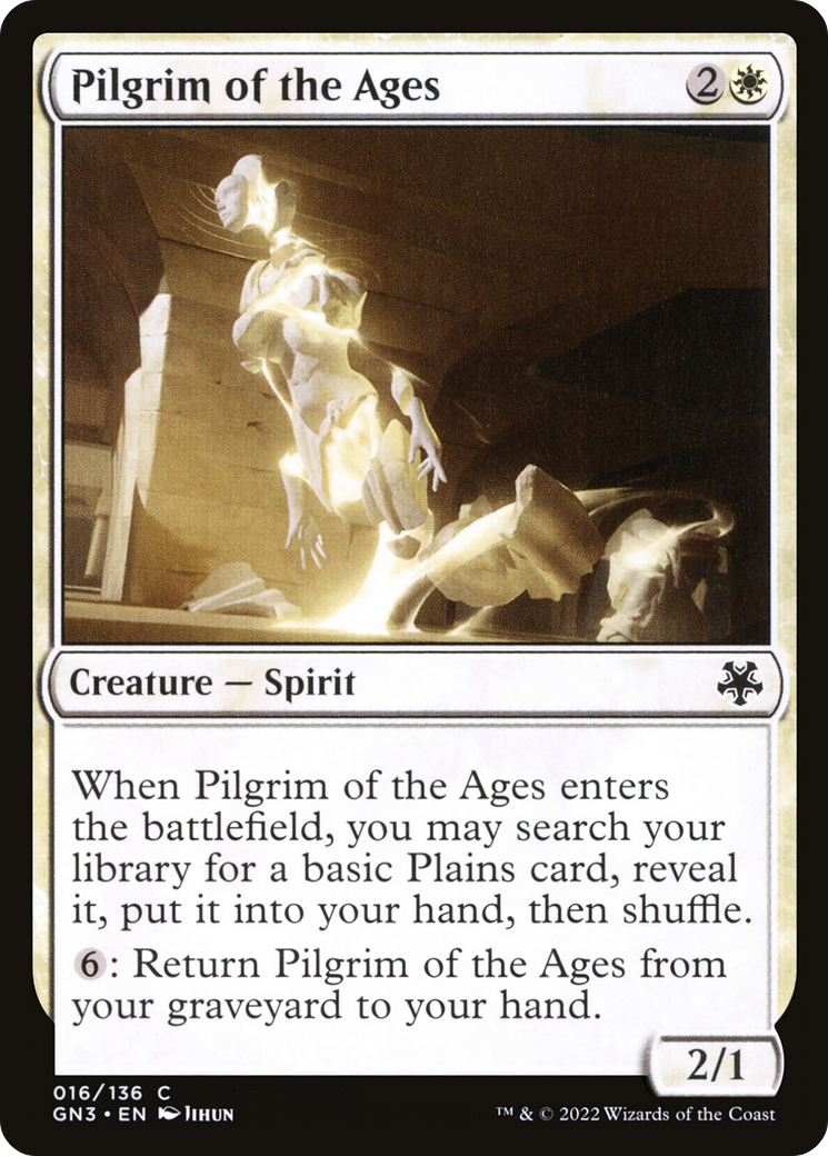 {C} Pilgrim of the Ages [Game Night 2022][GN3 016]
