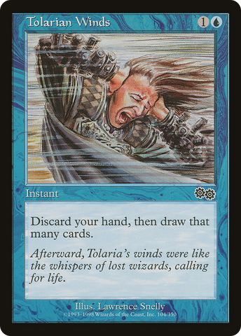 {C} Tolarian Winds [Urza's Saga][USG 104]
