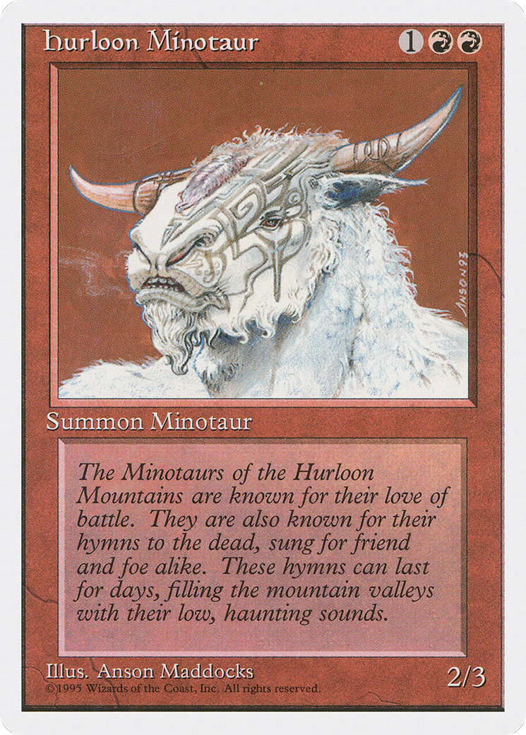 {C} Hurloon Minotaur [Fourth Edition][4ED 202]