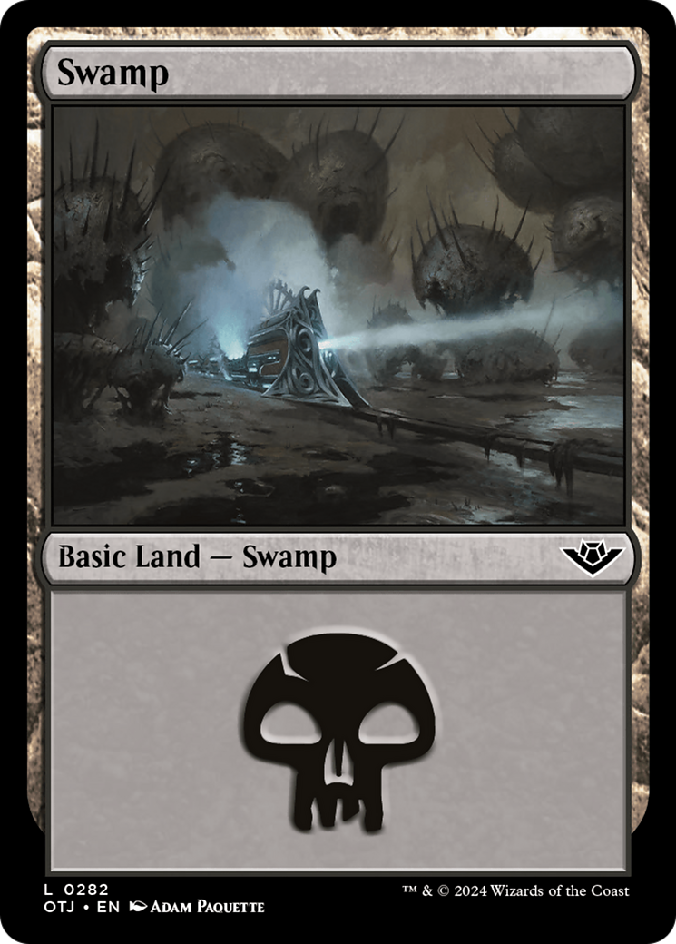{B}[OTJ 282] Swamp (0282) [Outlaws of Thunder Junction]