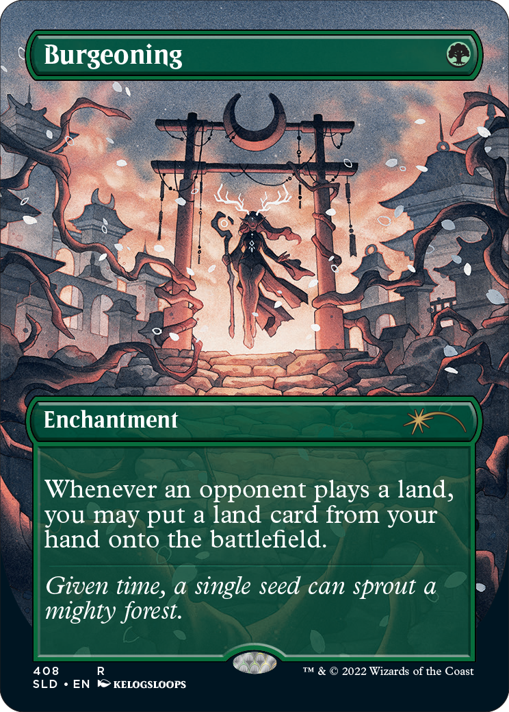 {R} Burgeoning (Borderless) [Secret Lair Drop Series][SLD 408]