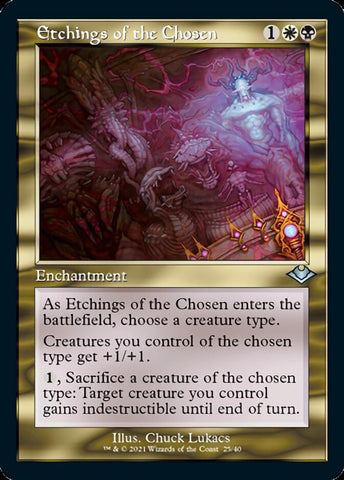 {C} Etchings of the Chosen (Retro Foil Etched) [Modern Horizons 2][RF ET MH1 025]
