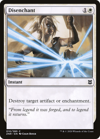 {C} Disenchant [Zendikar Rising][ZNR 010]